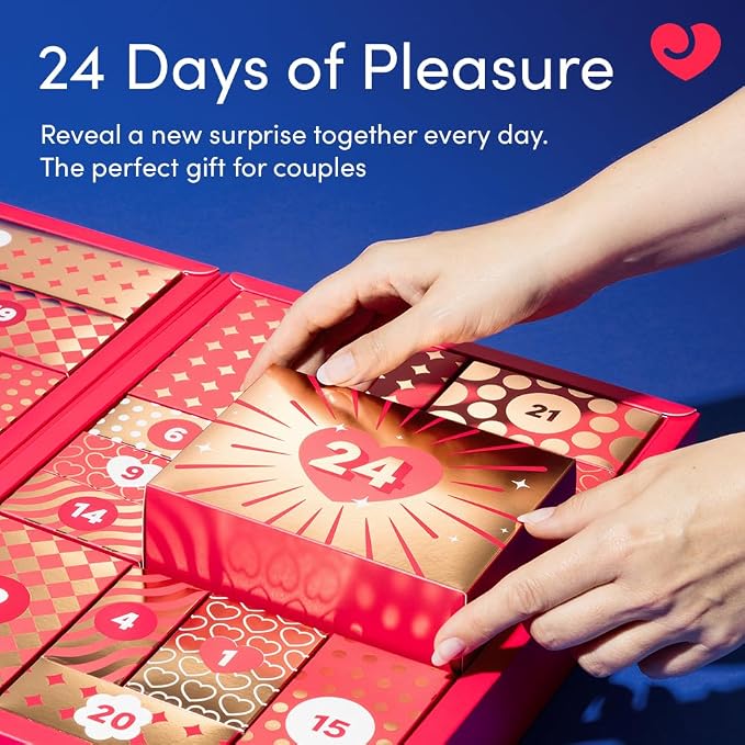 24 day Couples Advent Calendar-peek contents