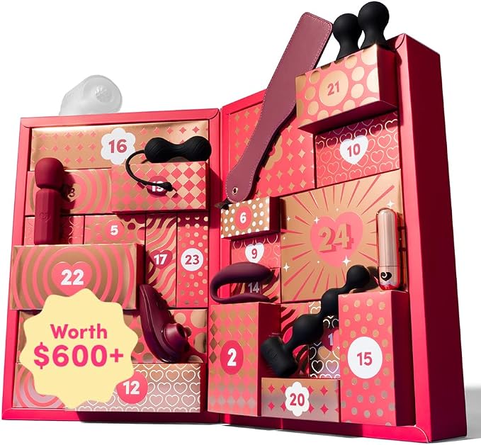 24 day Couples Advent Calendar-peek contents
